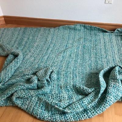 092: An Assortment Of Finished Afghans 