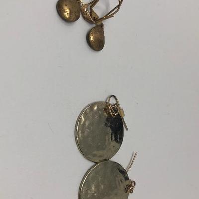 083:  Gold Tone Pendants, Necklaces and Earrings