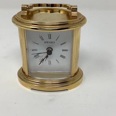 027:  Port Smith Quartz Clock, Seiko Clock and Etchings
