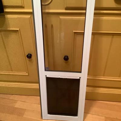 219:  Slider Doggie Door and Other Dog Lover Items 