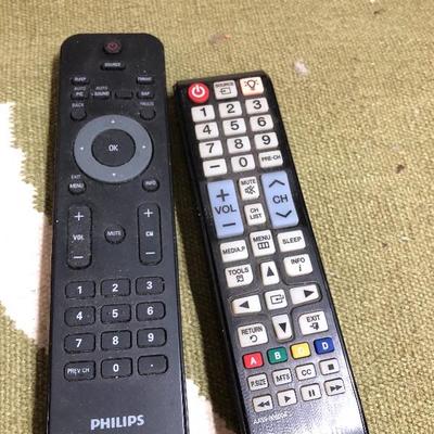 127:  Samsung Flat Screen With Wood Stand 