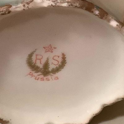 216:  Tea Set and Candles
