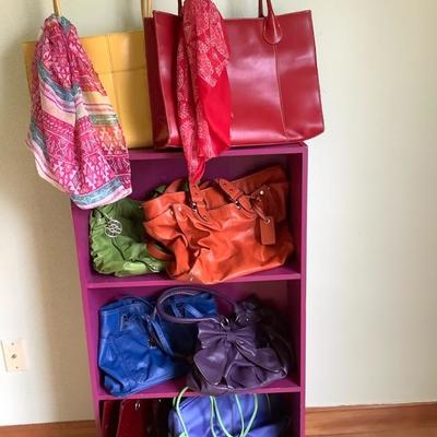 107: .Large Purses and Scarves