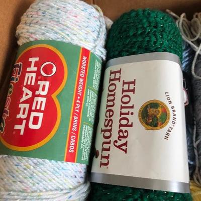 088:  Several Brands of Yarn