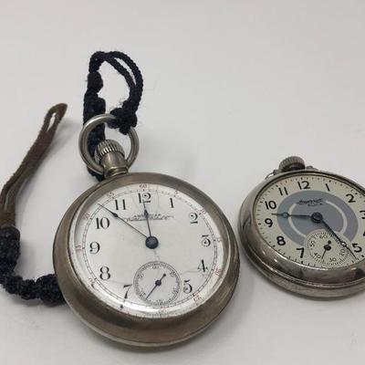085:  American Waltham and Ingersoll Stop Watch