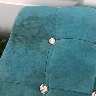 120:  Pink and Turquoise Foot Stools