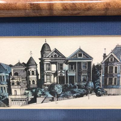 133:  Signed Print With Beautiful Pottery Mix 
