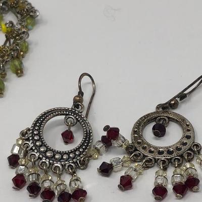 073:  Vintage and Newer Victorian Style Earrings and Others