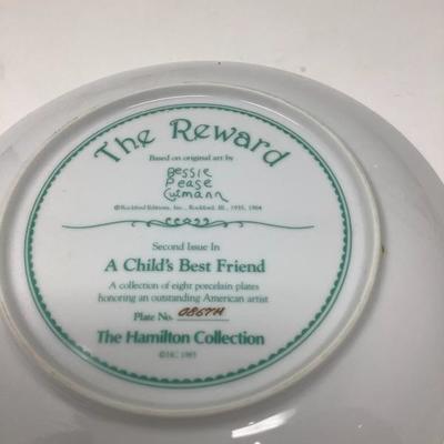 033:  Hamilton Collection Plates