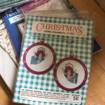 093:  New Needlecraft and Cross Stitch Kits With Thread