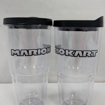Mario Kart 2 Pack Water Bottles - New