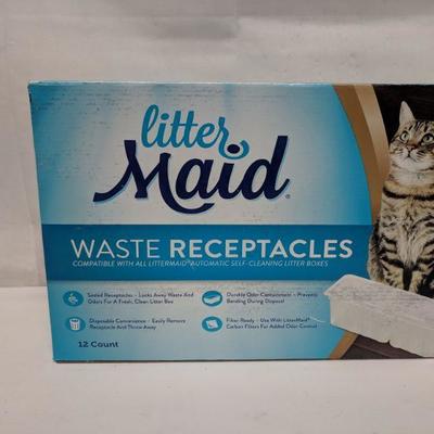 Littermaid Waste Receptacles 12 Ct - New