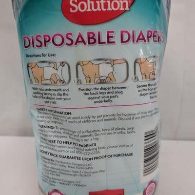 Simple Solution Disposable Diapers Large/LX 30 Ct - New