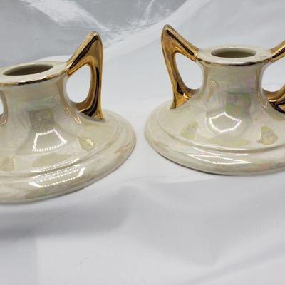 Set of two candle holders