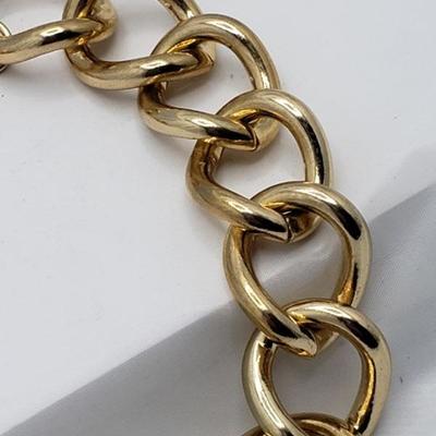 Heavy chain choker necklace