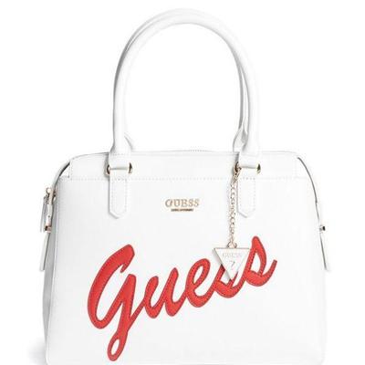 New guess satchel in packaging from the factory