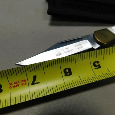 Puma Duke Folding Lock Blade Knife 210905 with Stag Handle Germany