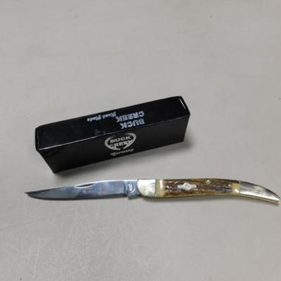 Buck Creek Collector's Edition Single Blade Knife Stag Handle Germany