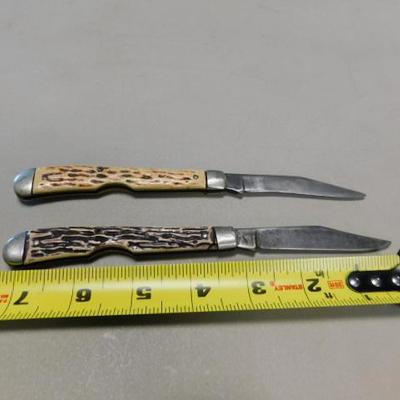 Set of Two Colonial USA Single Blade Knives 7