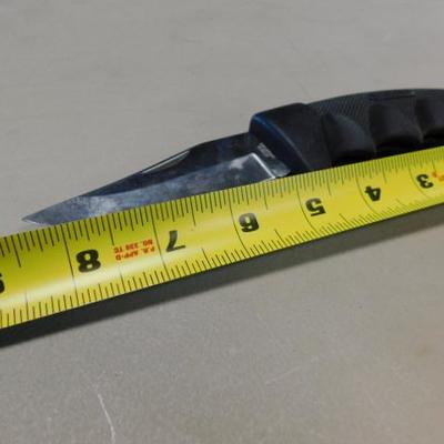 Gerber Brand Single Lock Blade Knife with Composite Finger Grips 8.5