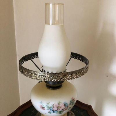 Antique Reproduction Hurricane Lamp