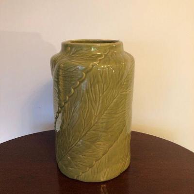 #29 Green Leaf Vase