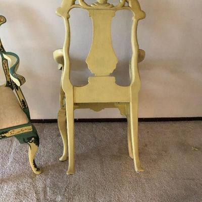 Italian Renaissance Style Arm Chairs