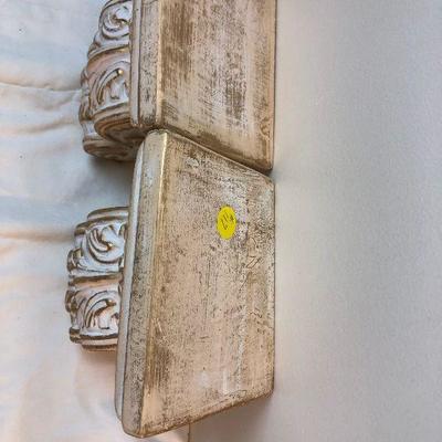 Lot #117 Plaster wall sconces 