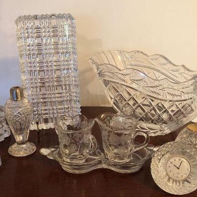 #26 Clear Glass and Crystal Lot