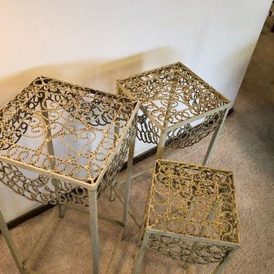 Wrought Iron Nesting Tables