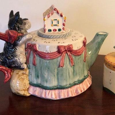 #38 Figural Tea Pot and Sugar Bowl