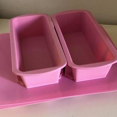 Lot #65 Pink Silicone Baking set