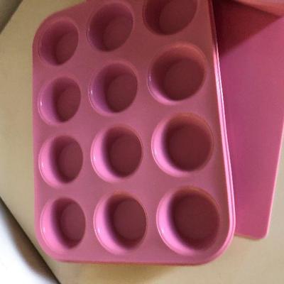 Lot #65 Pink Silicone Baking set