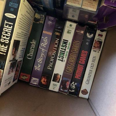 Lot #76 vhs tapes
