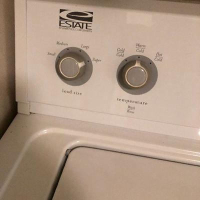 Lot #132 Washer and  Dryer Set -ESTATE brand by Whirlpool