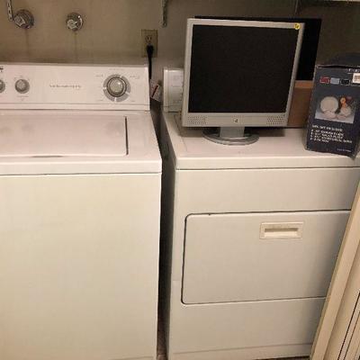 Lot #132 Washer and  Dryer Set -ESTATE brand by Whirlpool