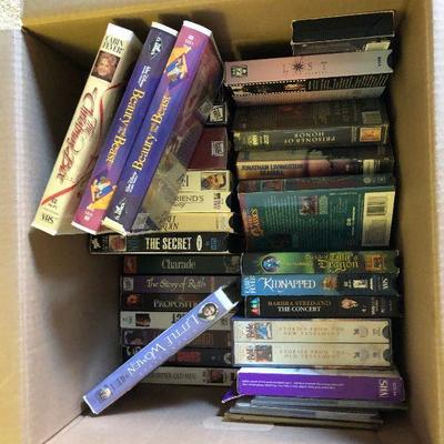 Lot #76 vhs tapes