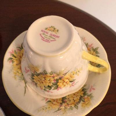 #9 Five Bone China Porcelain Tea Cups 