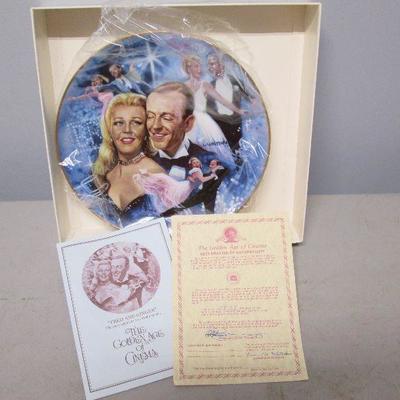 The Fred & Ginger Plate Numbered The Golden Age Of Cinema MGM