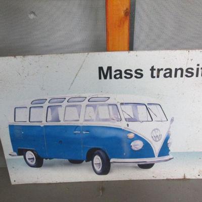 VW Mass Transit Sign