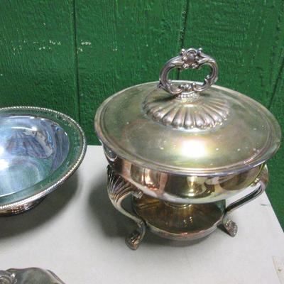 Silver Plated Bowls & Warmer 