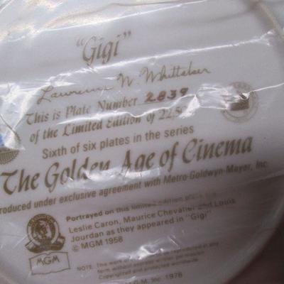 GIGI Collector Plate Numbered The Golden Age Of Cinema MGM