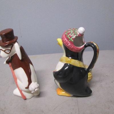 Pitcher Penguin - Ceramic Peter Cotton Tail Rabbit