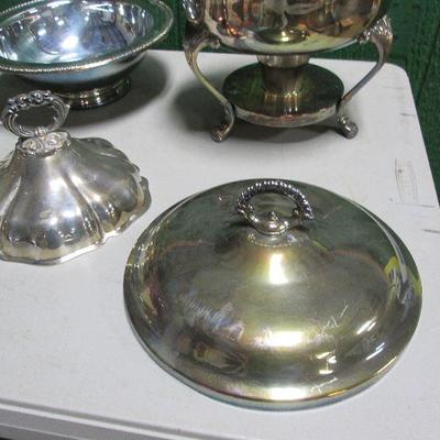 Silver Plated Bowls & Warmer 
