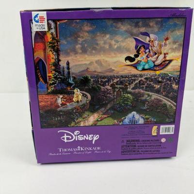 Disney Thomas Kinkade Disney Aladdin 750 Pcs Puzzle - New, Opened