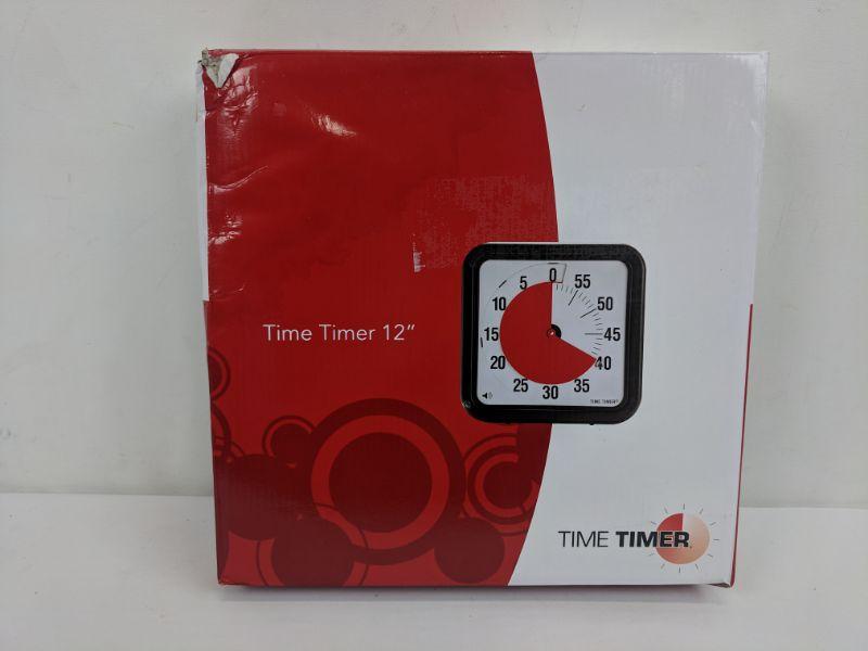 Time Timer 12" Clock to Visually Show How Much Time is Left New