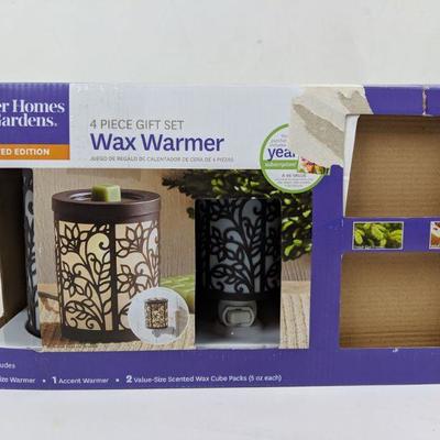 Better Homes & Gardens 4 Pcs Wax Warmer Set - New, Damaged Box