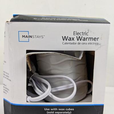 Mainstays Electric Wax Warmer White - New, Opened Box