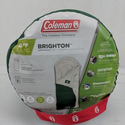 Coleman Brighton Tall Sleeping Bag - New