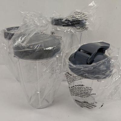 Glogex NutriBullet Replacement Cup Set - New